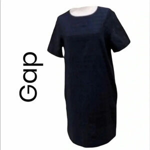 🎉 Gap 100% cotton dress navy blue color 4